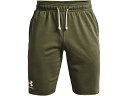 (取寄) アンダーアーマー メンズ ライバル テリー ショーツ Under Armour men Rival Terry Shorts Marine Olive Drab Green/Onyx White