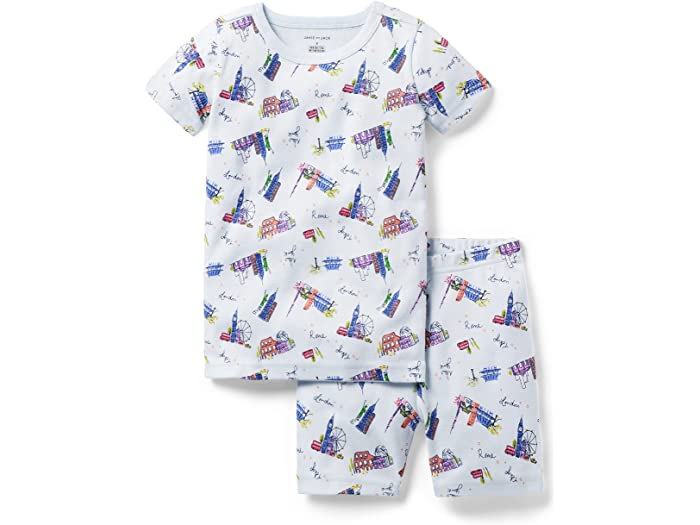 () Wj[ Ah WbN K[Y V[g VeB ^Cg tBbg X[vEFA (gh[/g LbY/rbO LbY) Janie and Jack girls Janie and Jack Short City Tight Fit Sleepwear (Toddler/Little Kids/Big Kids) Multicolor