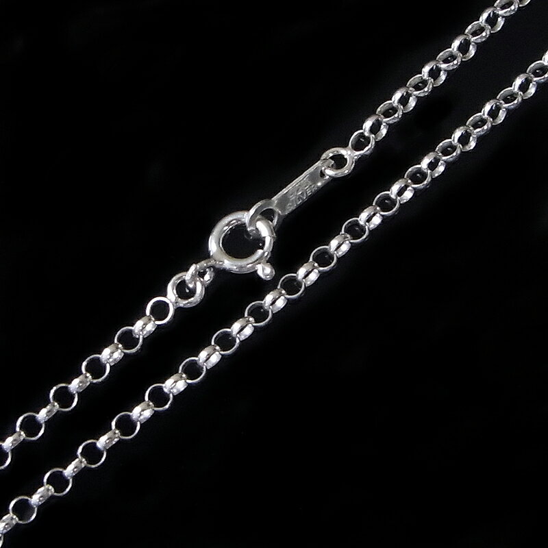 シルバー 925 ロールチェーン 2.2mm 40cmシルバーチェーン ネックレス 鎖 fourm クリスマス ギフト 母の日 レディース メンズ 男性 女性 ...