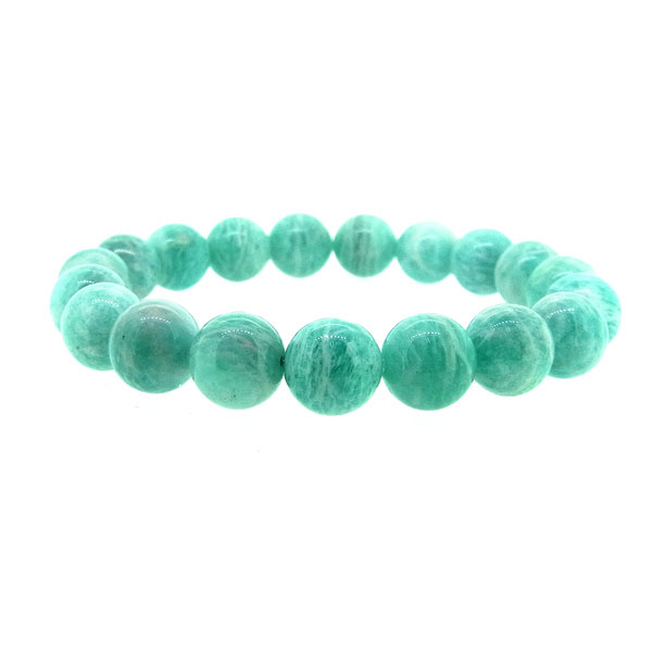 アマゾナイト 10mm 天然石 ブレスレット 数珠 選べるサイズ パワーストーン fourm クリスマス ギフト 母の日 レディース メンズ 男性 女性 ラッピ...