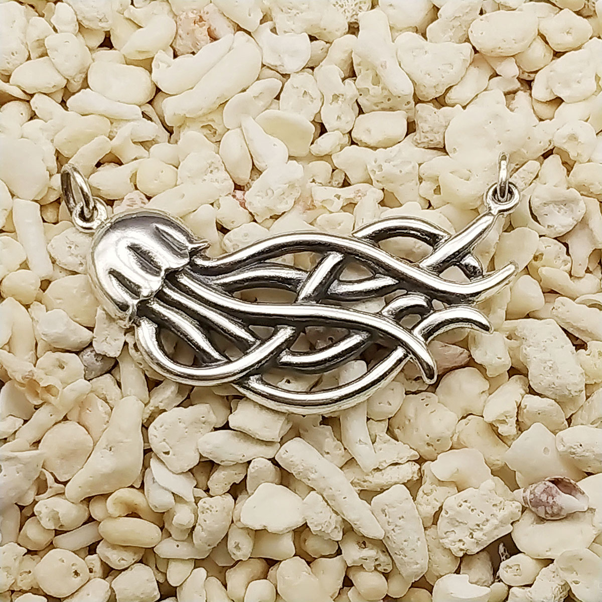 ネックレス ペンダント トップ 送料無料 レディース メンズ シルバー925 クラゲ 海月 水クラゲ かわいい オシャレ シ…