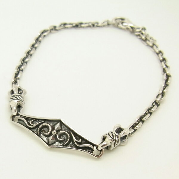 シルバー925 シルバーブレスレット アラベスクプレート ブレスレット シルバー シルバーアクセ 送料無料 シンプル 2 メンズ レディース ホワイトデー お返し 可愛い おしゃれ プレゼント ギフト 男性 女性 記念日 誕生日プレゼント 友達 お揃い 子供