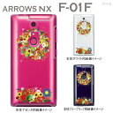 ジアン jiang ARROWS NX F-01F docomo ケース カバー スマホケース クリアケース クリアーアーツ Clear Arts かわいい おしゃれ 花柄 ボタニカル 花柄 06-f01f-ca0081