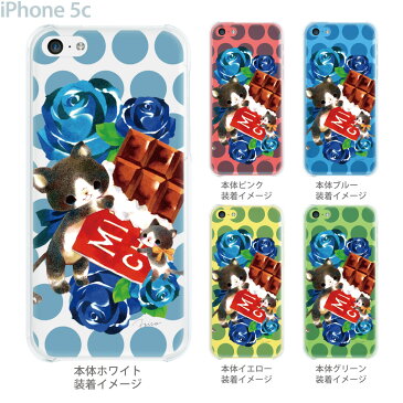 【iPhone5c】【iPhone5c ケース】【iPhone5c カバー】【ケース】【カバー】【スマホケース】【クリアケース】【クリアーアーツ】【Clear Arts】【ねこチョコ】　30-ip5c-il0013