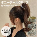 ポニーテールクリップ 3種類セット バナナクリップ 髪止め ヘアクリップ ポニーリング ヘアリング ヘアアクセ ヘアー アクセサリー おしゃれ かわいい コスメ商品 pt-clip