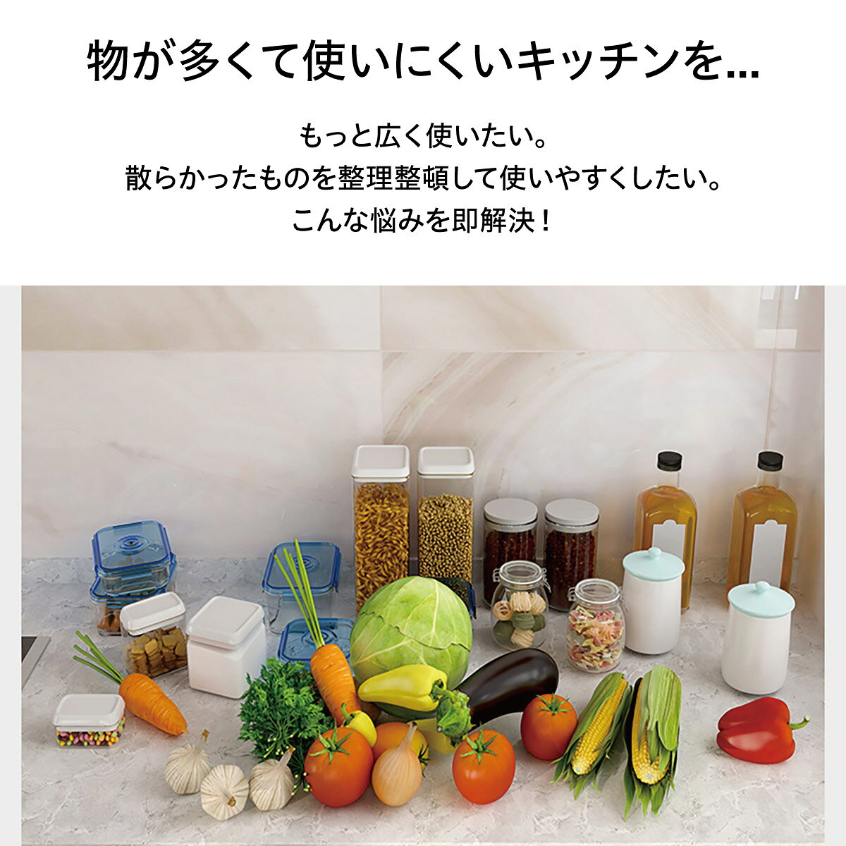 キッチンワゴン キャスター付き 3段 収納ラック 3段可動式 キッチンラック おしゃれ 省スペース 新生活 kitchen-wagon auc-jiang-10022459 JIANGプラス サンプル画像3