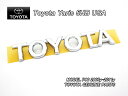 ■ヴィッツP90■トヨタYARISハッチバック純正USエンブレム-リアTOYOTA文字■北米仕様ビッツVitzヤリス5HBバックドア取付けKSP90/NCP90/SCP90■