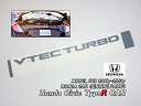 ■シビックFK8■ホンダCIVICタイプR純正CAデカール-リアVTEC.TURBO■北米仕様ハッチバック5HBカナダVテック-ターボステッカー海外V-TecシールUS■