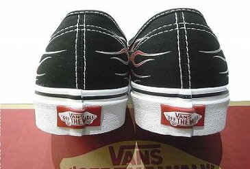 VANS バンズ CLASSIC AUTHENTIC MASH UP FLAME マッシュアップ フレイム オーセンティック FLAMES BLACK ファイアーパターン