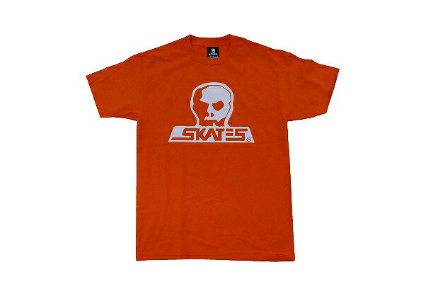 SKULL SKATES スカルスケーツ　CREAMSICLE フロント スカルロゴ　Tシャツ　オレンジ
