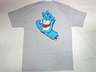 SANTA CRUZ サンタクルーズ x RON ENGLISH ロン イングリッシュ デザイン　スクリーミングハンド Tシャツ 灰 ヘザーグレー