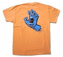 SANTA CRUZ サンタクルーズ ウォッシュ加工 SCREAMING HAND スクリーミングハンド Tシャツ NEON MANGO ネオンマンゴー