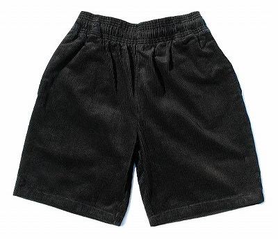 COOKMAN クックマン CHEF SHORT PANTS CORDUROY コーデュロイ ハーフパンツ ショーツ　黒 ブラック