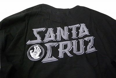 SANTA CRUZ サンタクルーズ HAND STAMP ハンドスタンプ ロングスリーブ ロンT 黒 ブラック