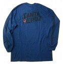 SANTA CRUZ T^N[Y HAND STAMP nhX^v OX[u T HARBOR BLUE