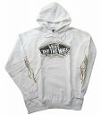 VANS バンズ PIN STRIPE OTW HOODIE ピンストライプ オフザウォール プルオーバーフード スウェット パーカー 白