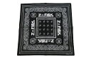 Z-FLEX SKATEBOARDS ジーフレックス BANDANA バンダナ BLACK 黒 ブラック