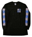 SANTACRUZ サンタクルーズ ROB FACE TILE ロブフェイス タイル ロングスリーブ ロンT BLACK 黒 ブラック(4)