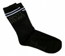 ANTI HERO アンタイヒーロー BLACKHERO IF FOUND SOCKS BLACK/BROWN ソックス　ブラックxブラウン 黒x茶x白