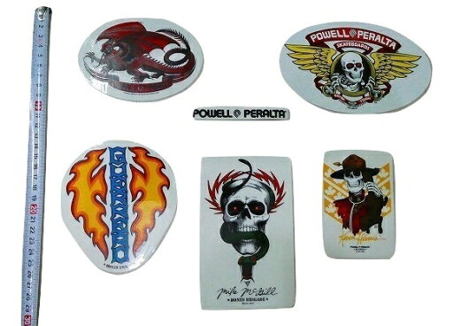 POWELL PERALTA パウエル STICKER SET ステッカー セット 6枚 POWELL PERALTA パウエル STICKER SET ステッカー セット 6枚