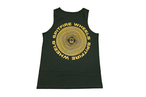 SPITFIRE@Xsbgt@CA CLASSIC VRTX TANK TOP FOREST GREEN / YELLOW ^Ngbv tHXgO[/CG[vg