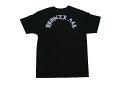 BRONZE AGE ブロンズエイジ ARC OLD ENGLISH オールドイングリッシュ アーチロゴ Tシャツ 黒x白 ブラック/ホワイト