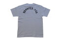 BRONZE AGE ブロンズエイジ ARC OLD ENGLISH オールドイングリッシュ アーチロゴ Tシャツ 白x黒 ホワイト/ブラック