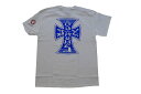 JAY ADAMS ジェイ・アダムス BANDANA CROSS バンダナクロス Tシャツ　WHITE 白