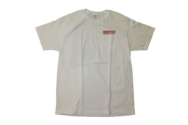 Rakuten - JONNY BEE　ジョニービー　オリジナル OLD ENGLISH オールドイングリッシュ POCKET ポケット Tシャツ WHITE/RED 白x赤 ホワイト/レッド