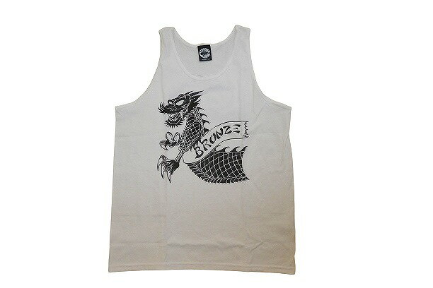 BRONZE AGE ブロンズエイジ DRAGON TANK TOP ドラゴン タンクトップ 白 ホワイト