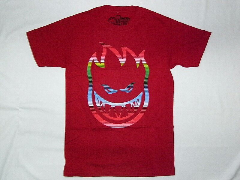 SPITFIRE スピットファイア メキシカンブランケットヘッド Tシャツ カーディナルレッド