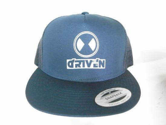 DRIVEN ドリブン ドットロゴ TRUCKER CAP メッシュキャップ 紺 ネイビー
