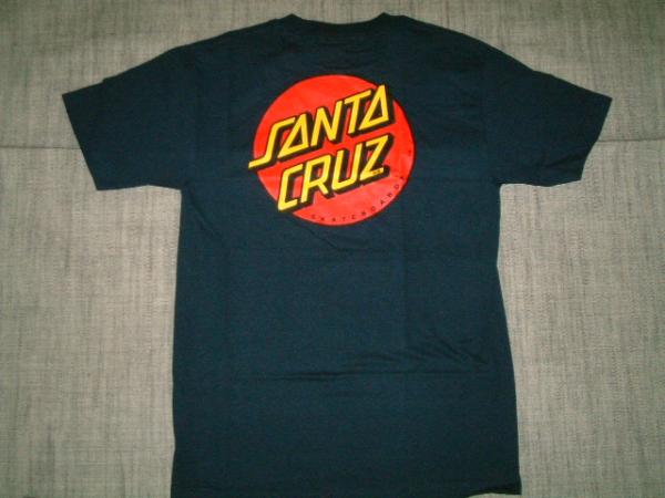 Rakuten - SANTACRUZ サンタクルーズ CLASSIC DOT ドットロゴ Tシャツ 紺 ネイビー