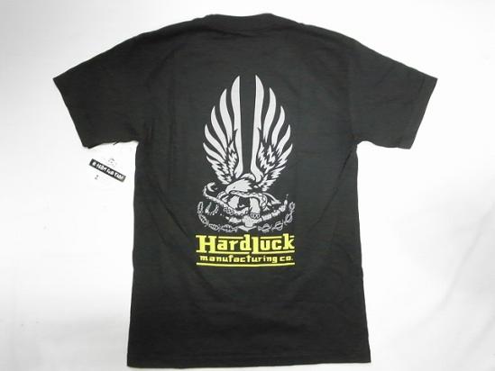 HARDLUCK ハードラック HARD BOND ハードボンド イーグル Tシャツ 黒x灰x黄