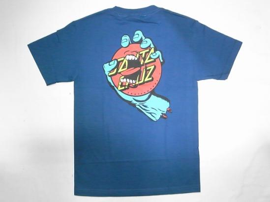 Rakuten - SANTA CRUZ サンタクルーズ SCREAMING DOT スクリーミングドットハンド Tシャツ HARBOR BLUE 紺 ネイビー