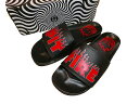 SPITFIRE スピットファイア SLIDE SANDAL スライド サンダル BLACK/RED ブラック 黒x赤(4)