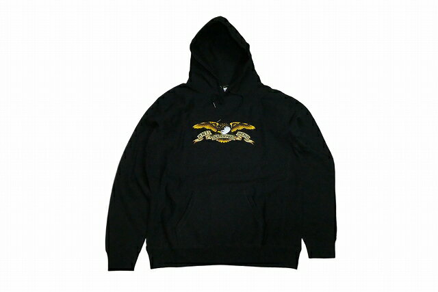 Hawaiian - ANTIHERO アンタイヒーロー　EAGLE HEAVY WEIGHT P/O HOOD イーグル ヘヴィーウェイト プルオーバーフードスウェット パーカー BLACK 黒 ブラック アンチヒーロー