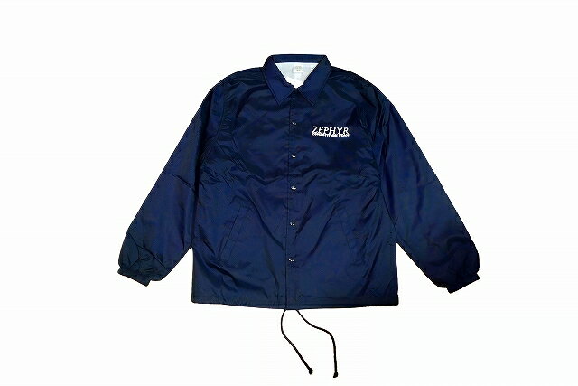 ZEPHYR ゼファー ICON COACH JACKET 月光 ゲッコー コーチジャケット NAVY 紺 ネイビー