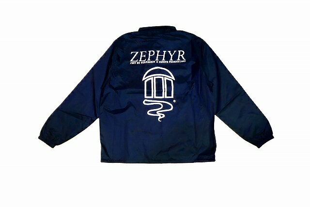 ZEPHYR ゼファー ICON COACH JACKET 月光 ゲッコー コーチジャケット NAVY 紺 ネイビー