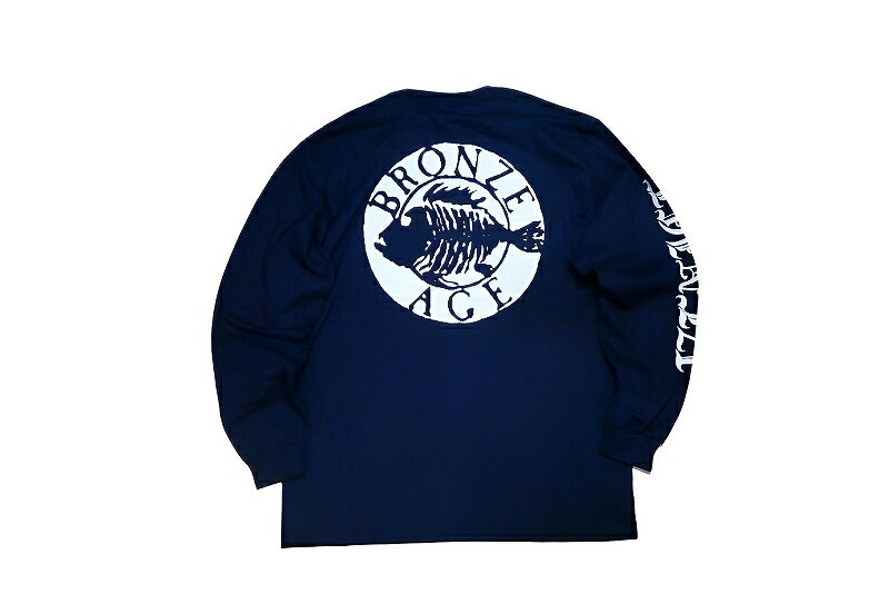 Rakuten - BRONZE AGE ブロンズエイジ BETA ROUND LONGSLEEVE ラウンド フィッシュ ベタプリント ロングスリーブ ロンT NAVY 紺 ネイビー