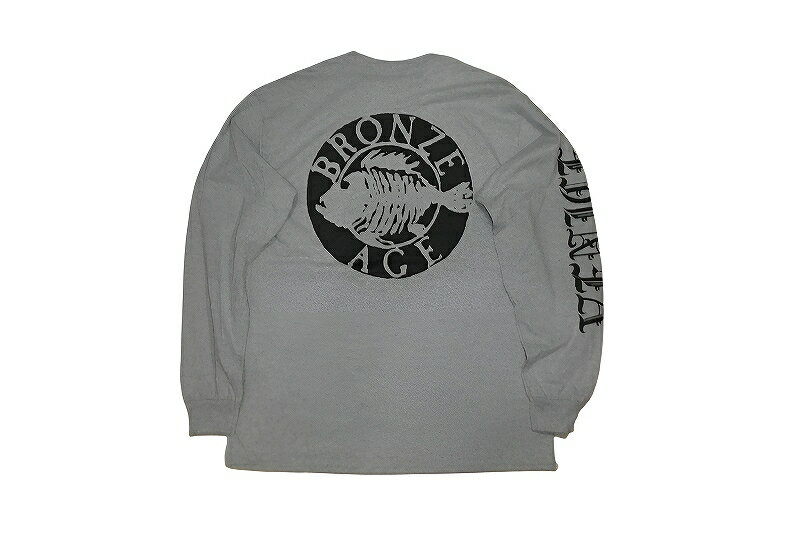 Rakuten - BRONZE AGE ブロンズエイジ BETA ROUND LONGSLEEVE ラウンド フィッシュ ベタプリント ロングスリーブ ロンT HEATHER GREY ヘザーグレー