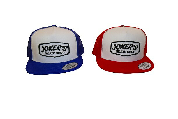 JOKER'S SKATE SHOP ジョーカーズスケートショップ CLASSIC LOGO PATCH MESH クラシックロゴ パッチ メッシュキャップ