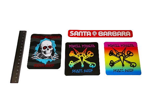 POWELL PERALTA パウエル SANTA BARBARA サンタバーバラ ショップ限定 STICKER SET ステッカー セット