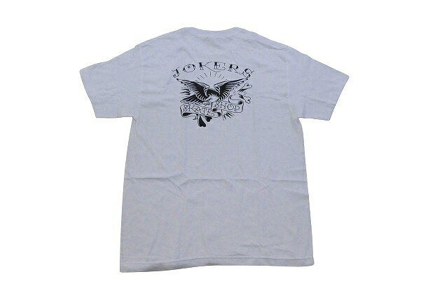 JOKER'S SKATE SHOP ジョーカーズスケートショップ EAGLE TATOO LOGO イーグルタトゥーロゴ Tシャツ WHITE 白 ホワイト