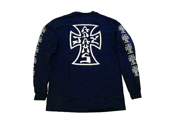 Rakuten - JAY ADAMS ジェイ・アダムス ORIGINAL CROSS オリジナルクロス ロングスリーブ ロンT　NAVY/WHITE 紺x白 ネイビー