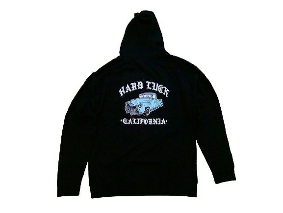 Rakuten - HARDLUCK ハードラック TROKA CA HOOD プルオーバーフードスウェット パーカー BLACK 黒 ブラック