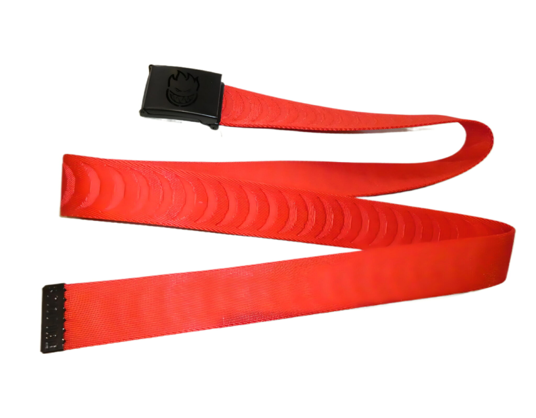 SPITFIRE スピットファイア BIG HEAD SWIRL JACQUARD WEB BELT ガチャベルト RED 赤 レッド