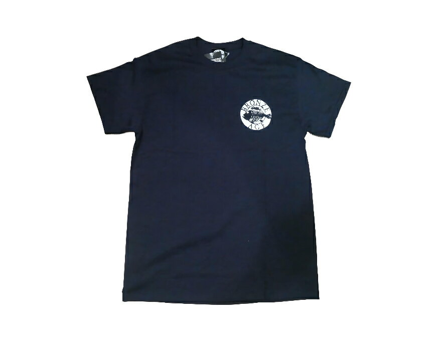 BRONZE AGE ブロンズエイジ BETA ROUND ラウンド フィッシュ ベタプリント Tシャツ NAVY 紺 ネイビー