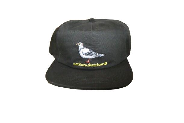 ANTIHERO アンタイヒーロー LIL PIGEON ピジョン SNAPBACK CAP スナップバックキャップ BLACK 黒 ブラ..