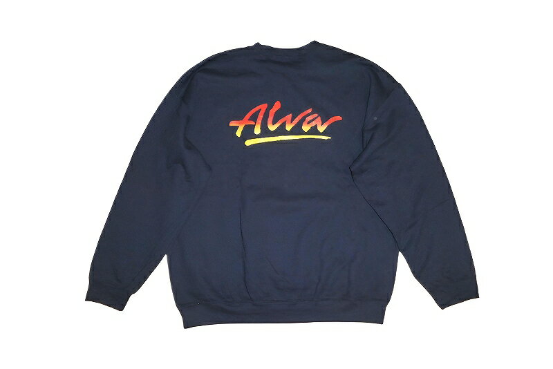 Rakuten - ALVA トニーアルバ TONY ALVA O.G FADE LOGO CREWNECK SWEAT オリジナル フェードロゴ クルーネックスウェット NAVY 紺 ネイビー